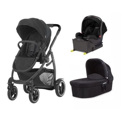 Graco Evo XT duovagn + snugride babyskydd