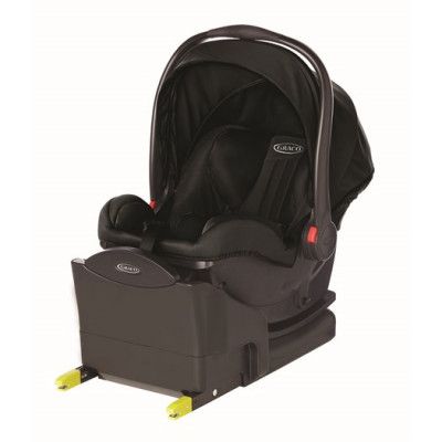 Graco Snugride i-Size babyskydd + bas, midnight black