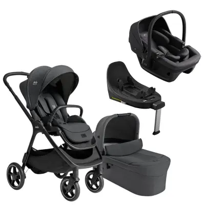 Joie Finiti duovagn + Axkid Zero Pro babyskydd + isofixbas
