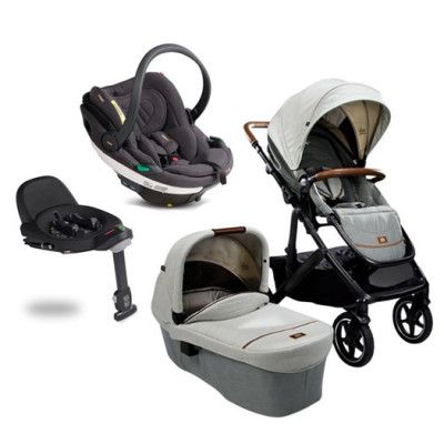 Joie Vinca duovagn + BeSafe Go Beyond babyskydd + isofixbas