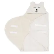 Jollein omlottåkpåse babyskydd, teddybjörn bouclé oatmeal