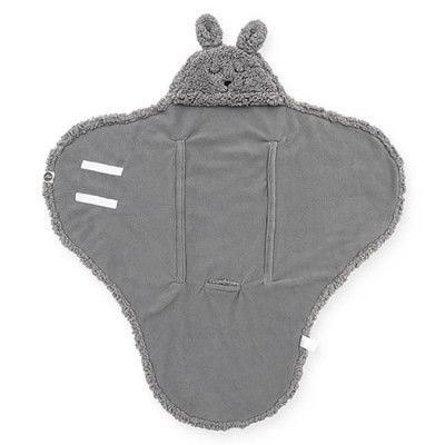 Jollein omlottåkpåse teddy babyskydd, grå