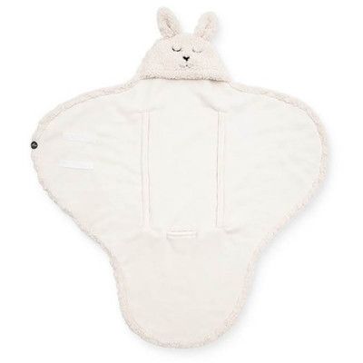Jollein omlottåkpåse teddy babyskydd, offwhite
