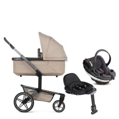 Joolz Day5 duovagn + BeSafe Go Beyond babyskydd + isofixbas