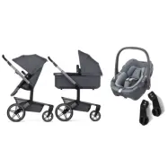 Joolz Day5 duovagn + Maxi-Cosi Pebble 360