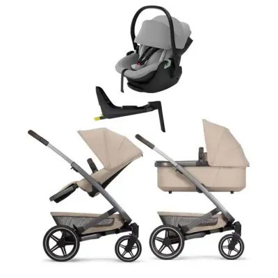 Joolz Geo3 duovagn + Maple babyskydd + Alfi isofixbas