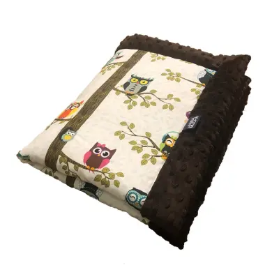 La Millou filt liten med fyllning, owl/choco