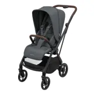 Maxi-Cosi Leona 2 sittvagn, twillic graphite/brun leath.