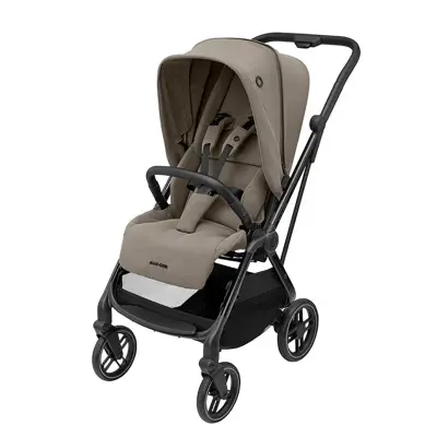 Maxi-Cosi Leona 2 sittvagn, twillic truffle/svart leath.