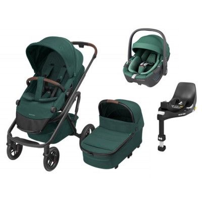 Maxi-Cosi Lila XP Plus + Pebble babyskydd + isofixbas