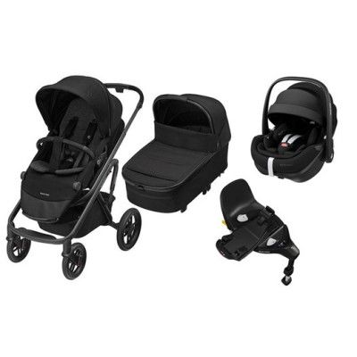 Maxi-Cosi Lila XP Plus duovagn + Pebble 360 Pro babyskydd + isofixbas