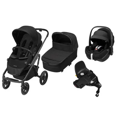 Maxi-Cosi Lila XP Plus duovagn + Pebble 360 Pro babyskydd + isofixbas
