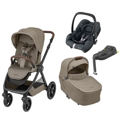 Maxi-Cosi Oxford Plus duovagn + Cabriofix babyskydd + bas