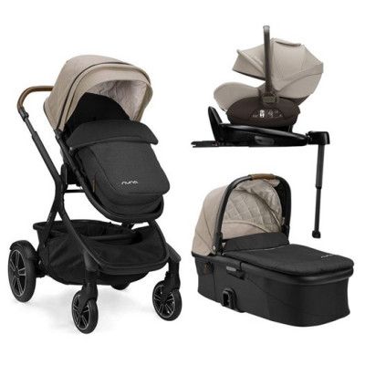 Nuna Demi Grow duovagn + Arra babyskydd + bas