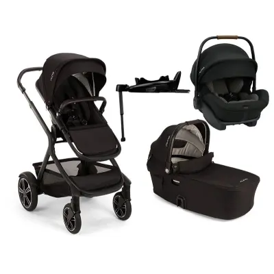 Nuna Demi Next duovagn + Arra Next babyskydd + bas