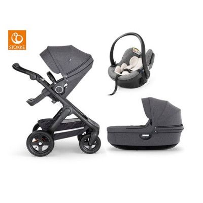 Stokke Trailz 2.0 duovagn + babyskydd, valfri färg