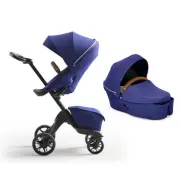 Stokke Xplory X duovagn, ruby red + tillbehörspaket