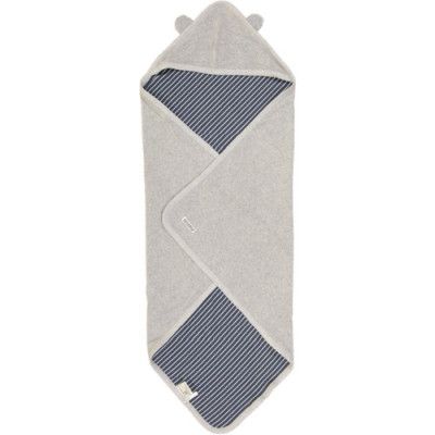 Geggamoja Classic Badcape (Blå Randig)