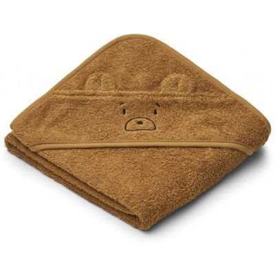 Liewood badcape Albert, Mr bear golden caramel