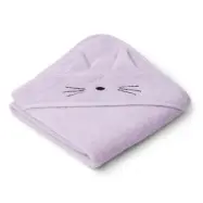 Liewood badcape junior Augusta, cat light lavender