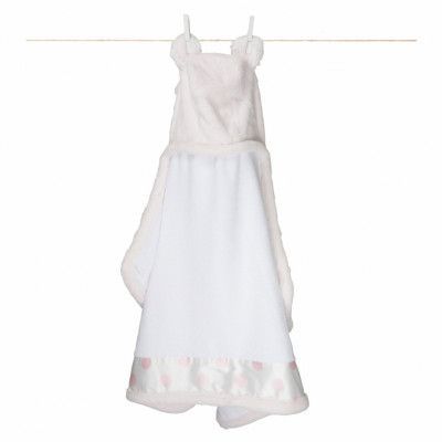 Little Giraffe, Luxe New Dot Badcape Rosa