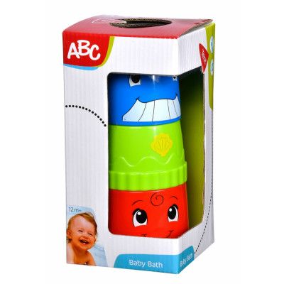 ABC Hink med stapelmuggar Badleksak - Dickie Toys ABC -  Leksaksaffären