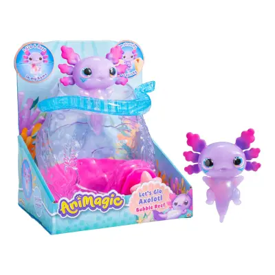 Animagic Lets Glo Axolotl Bubble Reef -  -  Leksaksaffären