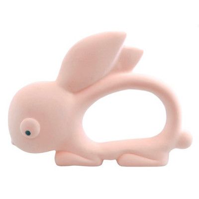 Carlobaby bit-/badleksak kaninen Kim, rosa