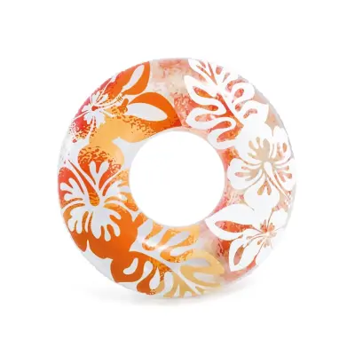 INTEX Badring Clear 91cm Orange - INTEX -  Leksaksaffären