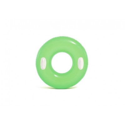 INTEX Badring med handtag Neon 76cm : Färg - Grön