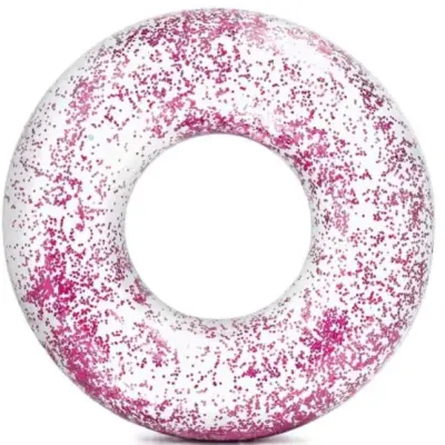 INTEX Glitter Badring Rosa - INTEX -  Leksaksaffären