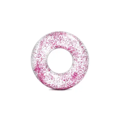INTEX Glitter Badring (Välj variant) : Färg - Rosa - INTEX -  Leksaksaffären