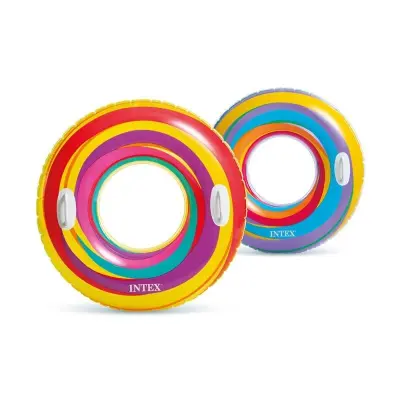 INTEX Stargaze Badring med handtag : Färg - Purple