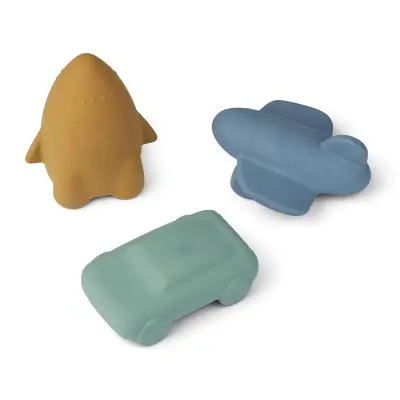 Liewood badleksak Jacob 3-pack, blue multi mix