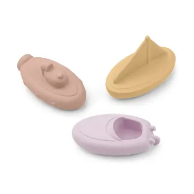 Liewood badleksak Troels 3-pack, light lavender multi mix