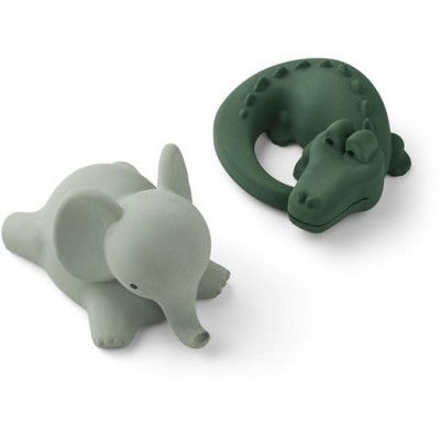 Liewood badleksak Vikky 2-pack, safari green mix