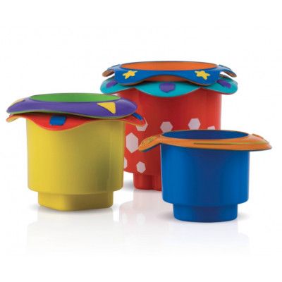 Nuby Badleksak Stacking Cups 5-pack