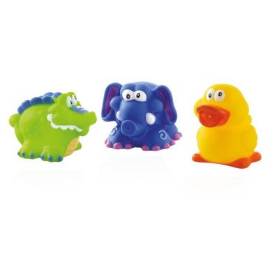 Nuby Badleksaker Djur 3-pack
