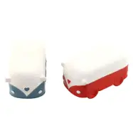 Rätt Start badleksak naturgummi 2-pack, folkliga bussar