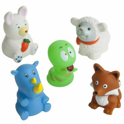 Rätt Start Badleksaker Djurmix Baddjur 5-del