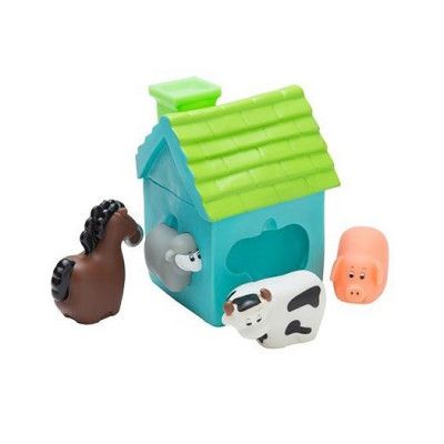 Rätt Start badleksaker hus med djur 1-pack, grön