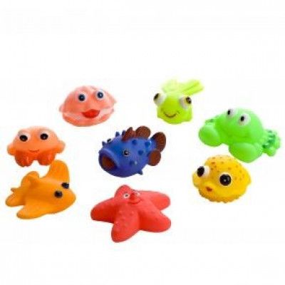 Rätt Start Badleksaker Koralldjur 8-pack
