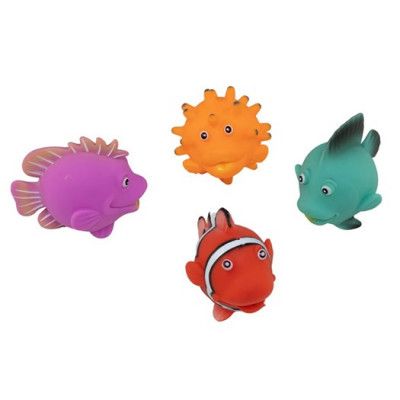 Rätt Start badleksaker Korallfiskar, 4-pack