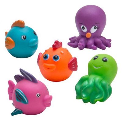 Rätt Start badleksaker sjödjur 5-pack