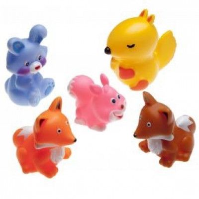 Rätt Start Badleksaker Skogsdjur 5-pack