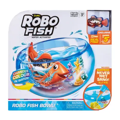 RoboAlive Robo Fish Fiskskål Orange