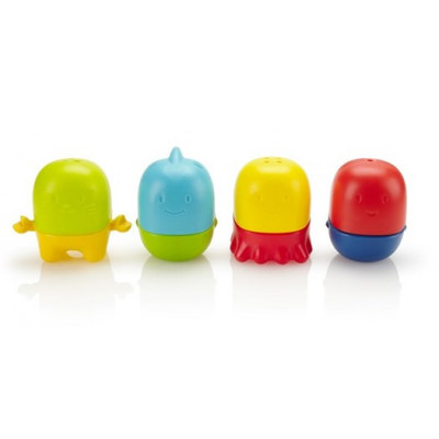 Ubbi delbara badleksaker 4-pack