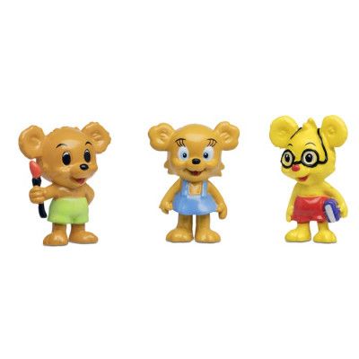 Bamse Figurset Nalle-Maja Brum och Teddy