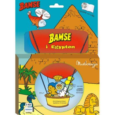 Bamse i Egypten Bok med CD
