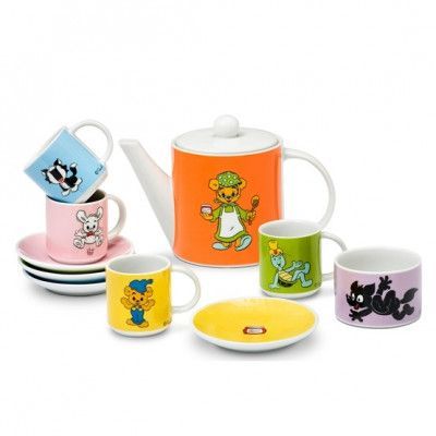 Bamse, Kaffeservis Porslin